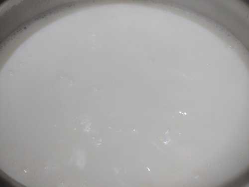 boiling milk for kheer