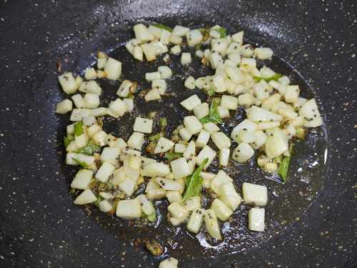 fried potato for sabudana