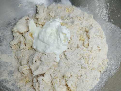 preparaing dough for churma recipe